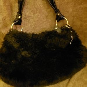 Jennifer Lopez Bags - Jennifer Lopez black Fur Hobo purse Jennifer Lopez Bags - Jennifer Lopez black Fur Hobo purse